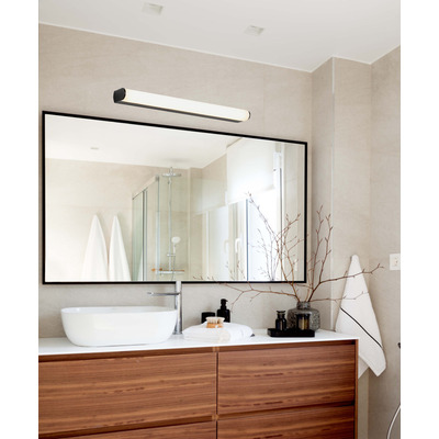 Aplique Pared Moderno Led 12w Negro Deco L4212n Mks