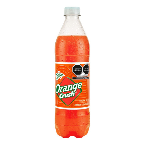 10 Pack Refresco Naranja Crush 600 Ml