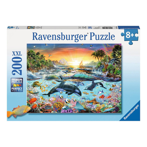 Puzzle Xxl Orcas 200 Piezas Ravensburger