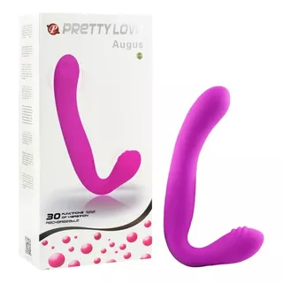 Vibrador Strapless Strapon Dupla Penetração Recarregável 