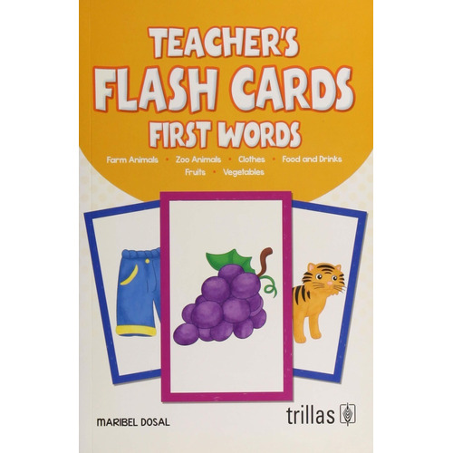 Teacher's Flash Cards: First Words, Trillas