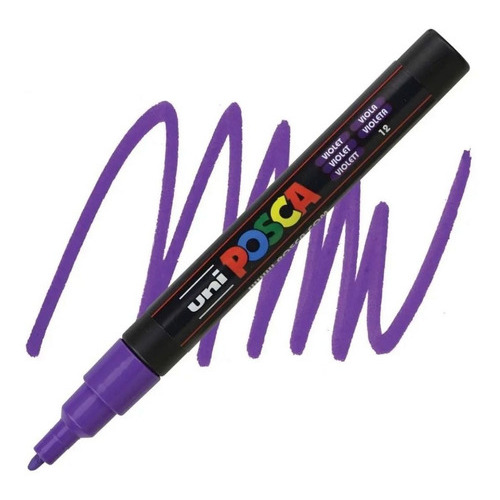 Marcadores Acrílicos Posca 3m De Colores Color Violeta