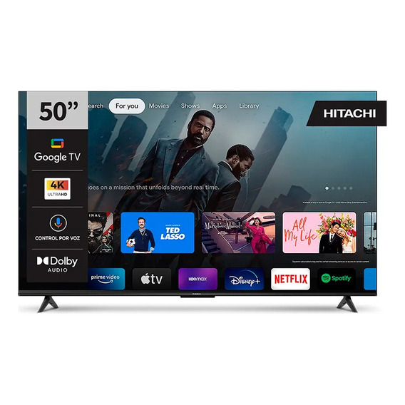 Televisor Smart Tv Hitachi Led 50  4k Hdr 10 Android Tv