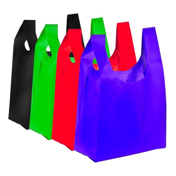 Pack 1000 Bolsa Ecologica 35x20 Tnt Reciclable / Lhua Store