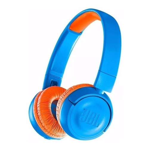 Auriculares Inalámbricos Bluetooth Jbl Jr 300bt Azul/naran Color Azul Color de la luz Color de la luz