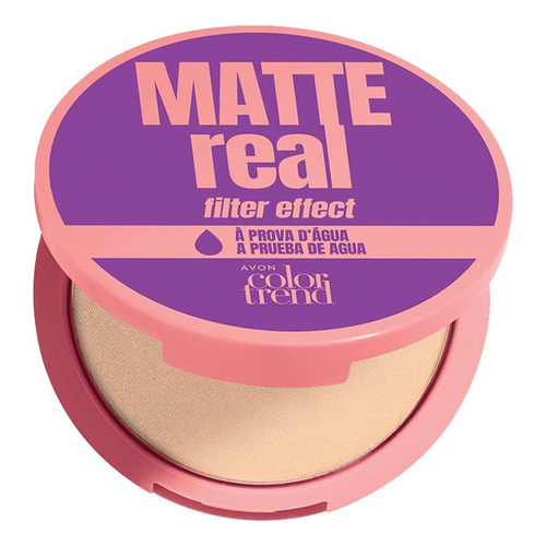 Base de maquillaje Avon Color Trend Matte Real tono claro
