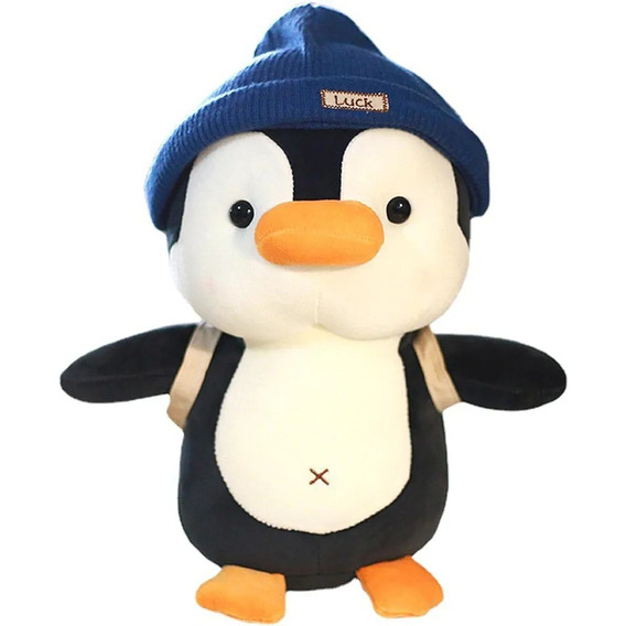 Peluche Pingüino  Viajero 25 Cm Importado Kawaii 