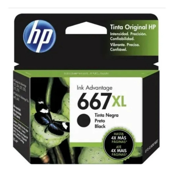 Tinta Hp 667xl Black