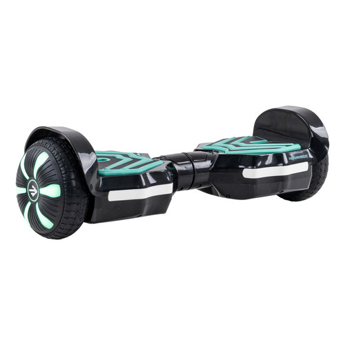 Hoverboard Eléctrico Hover Air Con Luces Led De Dos Ruedas Color Negro Adv