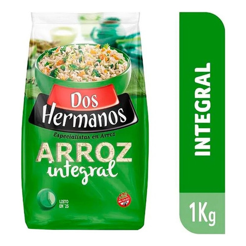 Arroz Integral Dos Hermanos 1kg