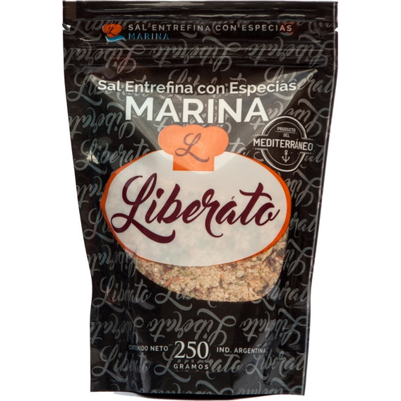 Sal Marina Entrefina Liberato Con Especias 250gr