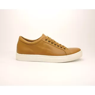 Zapatilla De Hombre Deportiva Urbano Cuero 1425 Habano 