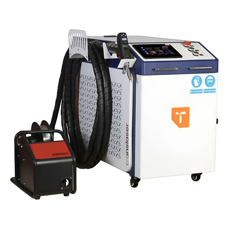 Máquina  de Solda Limpeza e Corte a Laser 1.200w Translaser