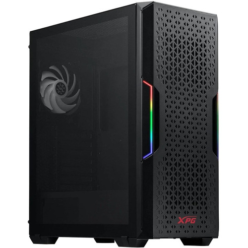 Gabinete Gamer Adata Xpg Starker Air Black / 2 Ventiladores Color Negro