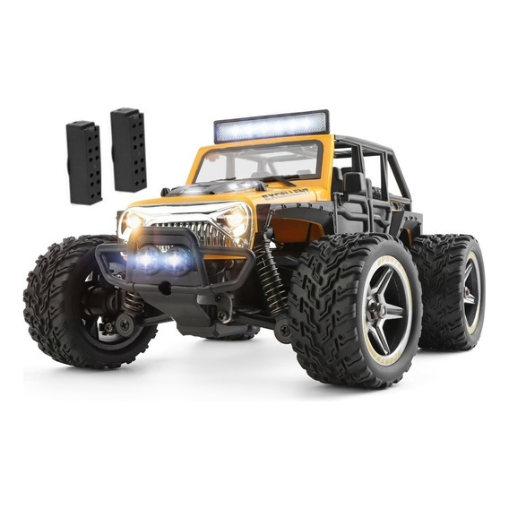 Carro A Control Remoto Buggy Rc Off-road 22201 Wltoys 22km/h Color Amarillo