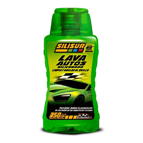 Lava Autos Shampoo Siliconado Manzana Silisur 350cc