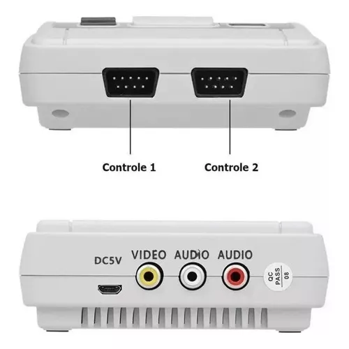 Super Nintendo Retrô Portátil + de 5500 Jogos e 2 Controles – DFR OFERTAS