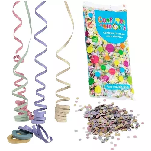 Manualidades de carnaval para niños con confeti y serpentinas