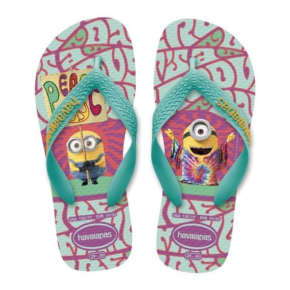 Zonazero Havaianas Ojotas Kids Minions Niños Originales