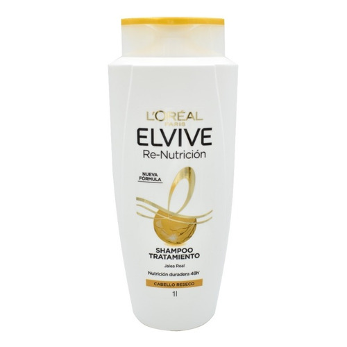 Shampoo Tratamiento Loreal Elvive Con Jalea Real De 1 Litro