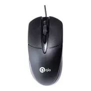 Mouse Óptico Gio Alambrico Usb, 3 Botones, Modelo M70, Ambidiestro, Compatible Con Pc, Mac, Laptop - Color Negro