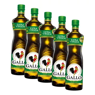 Azeite De Oliva Extra Virgem Clássico Português Gallo Kit 5
