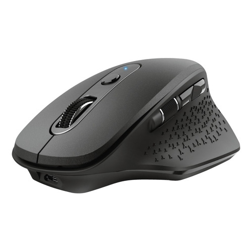 Mouse Trust Ozaa Wireless Recargable Pc Notebook Ergonómico Color Black