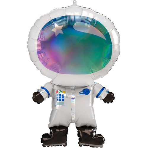 Globo De Astronauta Del Espacio (calidad Helio) Color Multicolor