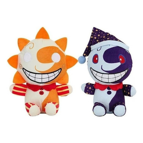Muñeco De Peluche Sun And Moon Clown Hat Doll Color 2pcs