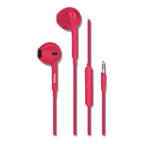 Auriculares Soul S389 Fuscia - Manos Libres Micrófono Celular 3.5mm