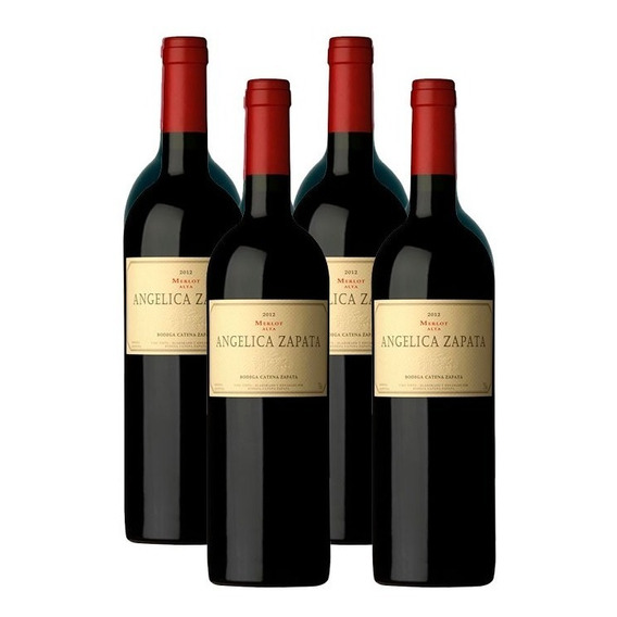 Vino Angelica Zapata Merlot Alta 750ml Caja X 4u - Enotek -