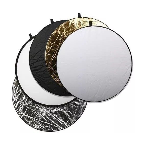 Pantalla Reflectora 5 En 1 110cm Circular Con Funda Rebote