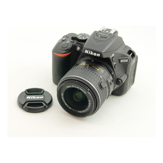  Nikon Kit D5500 + Lente 18-55mm Vr Ii Dslr Color  Negro 