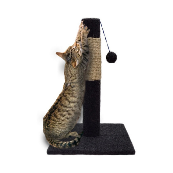 Rascador Poste Con Juguete Desmontable Gatos 62cm