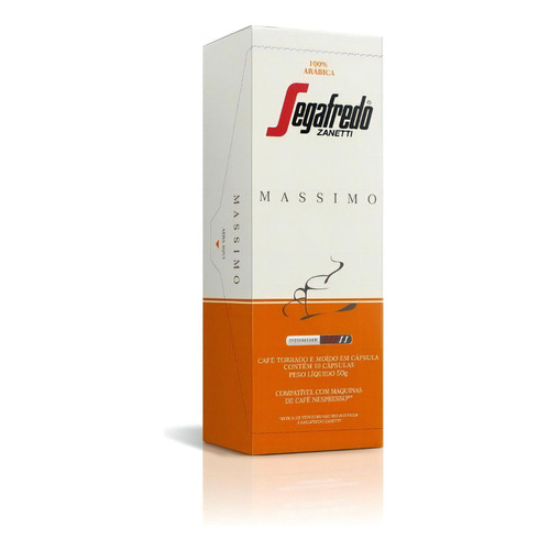 10 Capsulas Nespresso® Segafredo Massimo Espresso Italiano