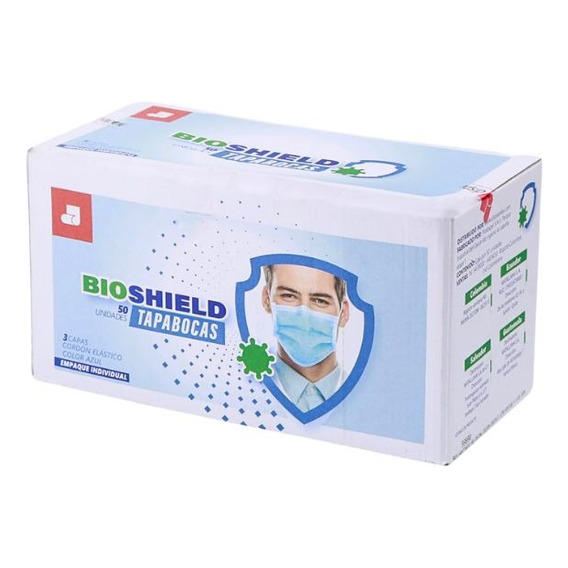 Tapabocas Desechable Bioshield 