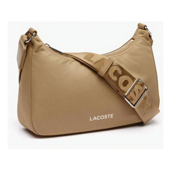 Bolsa Lacoste Hobo Active para uso diario, color marrón, talla única