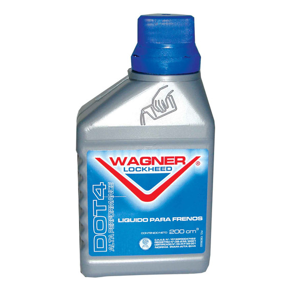 Liquido Para Frenos Tipo 4 200ml Wagner Lockheed 130500