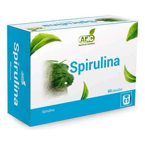 ANC - Spirulina 60 Capsulas Sabor Sin Sabor