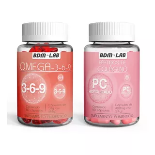 Pack Omega 3,6,9 + Colágeno Peptidos - Bdm Lab