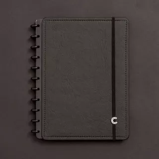 Caderno Inteligente 80f Médio Black