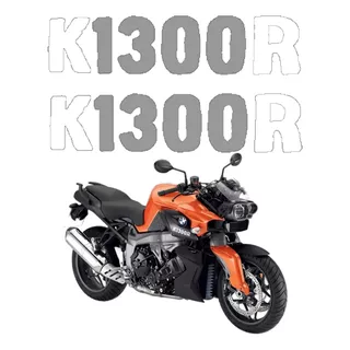 Par Adesivo Emblema Compatível Com K1300r Laranja Bwk1300r02