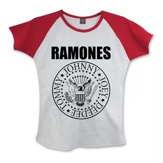 Remera Oficial Ramones De  Dama Fan Store Mvd Merchandising