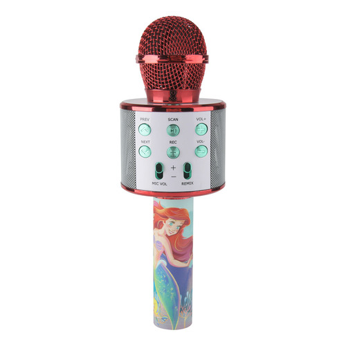 Microfono Karaoke Bluetooth Portatil Disney Princesa Color Rosa