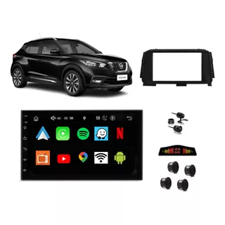 Multimídia Android Kicks 17 18 19 20 Carplay Tv Mold Bp Sens
