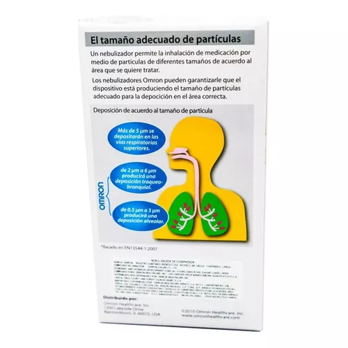 Nebulizador De Compresor Con V.V.T. Omron NE-C801S – Caterina Articulos  Medicos