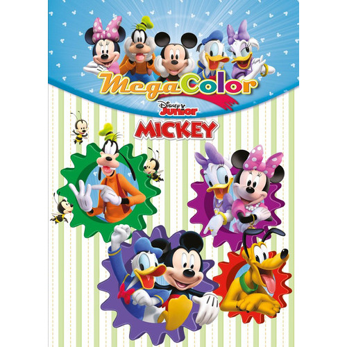 La Casa De Mickey Mouse. Megacolor, De Disney. Editorial Libros Disney, Tapa Blanda En Español