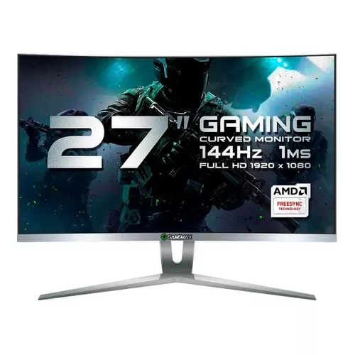 Monitor gamer curvo GameMax GMX27C144 led 27 branco 100V/240V