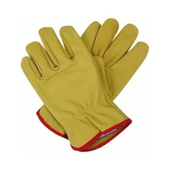 Guantes Cuero Vaqueta Medio Paseo Trabajo Certificado X12