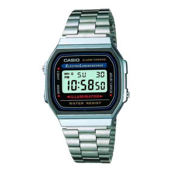 Reloj Hombre Casio A168wa-1wdf Vintage